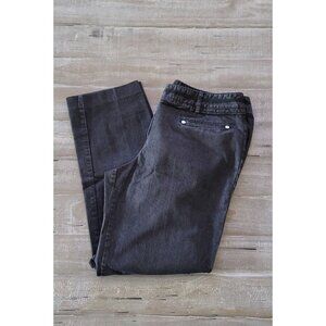 Larry Levine Women's‎ Black Denim Pants Size 10
